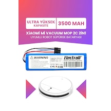 Xiaomi Mi Vacuum Mop 2c 2in1 Uyumlu Batarya Ultra Yüksek Kapasite 3500mah Robot Süpürge Pil Xmstjqr2c