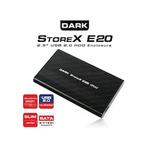 Dark Storex E20 2.5" Usb 2.0 Full Alüminyum Sata Disk Kutusu DK AC DSE20