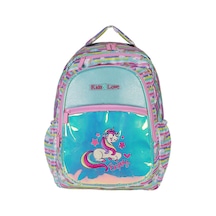 Kaukko Kids-Love Unicorn Sırt Çantası Aynalı-Simli L5065