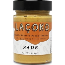 Laçoko Çifte Kavrulmuş Yer Fıstığı Ezmesi 320 G