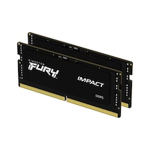 Kingston Fury Impact Pnp 32 Gb 2x16 Gb 5600mt/s Ddr5 Cl40 Sodımm Oyun Belleği Dizüstü Bilgisayar Seti İçin 2 - Kf556s40ıbk2-32