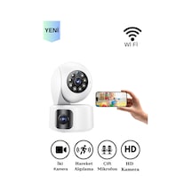 Bebek Kamera İzleme Bebek Telsizi Bebek Monitörü Çift Kameralı Hareket Algılayıcı Mobil Wifi