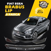 Fiat Egea Uyumlu Brabus Ön Lip 3 Parça Kanatlı Lip