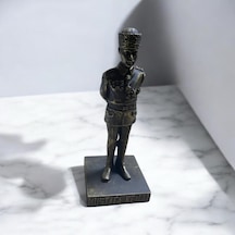 Mustafa Kemal Yazılı Atatürk Büstü - Bronz Görünümlü - Özel Tasarım Atatürk Biblosu