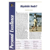 Personal Excellence - Yaşam Rotanızı Keşfedin - Büyüklük Nedir - Retro Eski Basım Koleksiyon Mayıs 2003 Yıl:4 Sayı:43