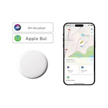 Akıllı Takip Cihazı Anahtarlık Airtag Gps Apple Uyumlu iOS Bul Uygulama Taşınabilir Eşya Takip Cihazı