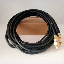 Rca Kablosu 5 Metre %100 Bakır Rca Ses Aktarım Kablosu El Yapımı 5 Metre