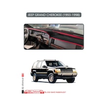 Jeep Grand Cherokee 1993-1998torpido Koruma Halısı Gri Kenar
