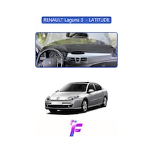 Renault Laguna 3 Uyumlu Torpido Örtüsü Yansıma Önleyici Tam Koruma Hızlı Ve Kolay Montaj J89 Mavi