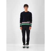 Xint Lacivert Yumuşak Dokulu Regular Fit Kazak 801820