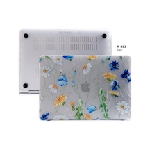 Macbook Uyumlu Air M1 13 İnç Kılıf Flower01nl Touchıd'li M1 Air A2337 A2179 A1932 İle Uyumlu Sarı