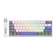 Aula Win60 He Max Manyetik Klavye Rapid Trigger Graywood Swtich 8000hz Rgb Tkl Hot Swap Oyuncu Klavyesi Mavi
