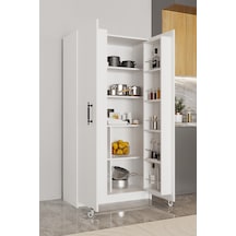Ae-3035 Vezir Beyaz Kiler, Erzak Dolabı, Çok Amaçlı Mutfak Dolabı