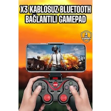 Android Uyumlu Gamepad X3 Game Stick Oyun Kolu Bluetooth Bağlantılı - Lisinya