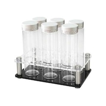 Trendooze Kahve Mahzenleri Şeffaf Standı, Tek Doz Fit, Pratik Temizleme Temizlemek