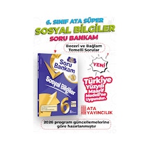 6. Sınıf Sosyal Bilgiler Ata Süper Soru Bankam Yeni
