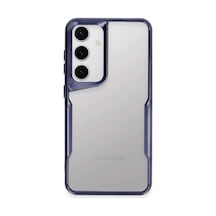 Galaxy S24 Kılıf Boyi Silikon Kapak - Lacivert
