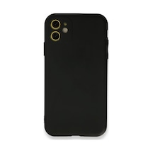Apple Uyumlu iPhone 11 Kılıf First Silikon Siyah