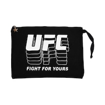 UFC FG Siyah Clutch Astarlı Cüzdan / El Çantası Siyah