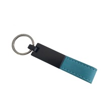 Metal Başlıklı Deri Anahtarlık Çok Renkli