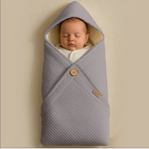 Bistyle Battaniye Triko Warm Nest Gri-12467 Açık Gri