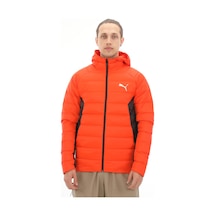 849355-88 Puma Packlıte Hooded Down Jacket Erkek Mont Turuncu 849355-88 Turuncu