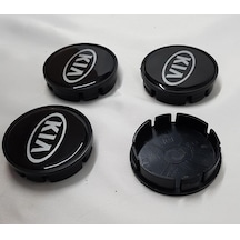 Jant Göbeği Kia 58/55 (55Mm Yuva )4Lü Set Sıyah Tip