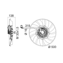 Behr Klima Fan Motoru Landrover Dıscovery Iv 3.0 / Range Rover Sport 3.0 Mhl-cff 471 000p