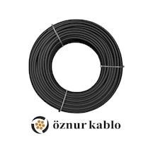 100 Metre Öznur 6 Mm Solar Kablo H1z2z2-k Siyah Fotovoltaik