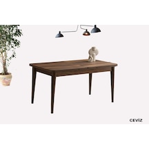 Kelebek Açılır Mdf Masa Mutfak,salon,yemek Odası Masası 70x120 Cm Ceviz