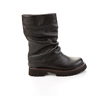 Kahve Hakiki Deri Kadın Çizme K03666075603 Kahve