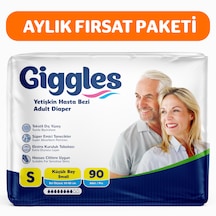 Giggles Yetişkin Bel Bağlamalı Hasta Bezi Small 3 x 30'Lu