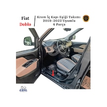 Fiat Doblo Krom İç Kapı Eşiği Takımı 2010-2022 Arası Paslanmaz Çelik