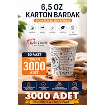 Karton Bardak 6.5 Oz Sızdırmaz Erimez 3000'li