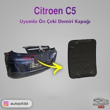 Citroen C5 2001-2008 Uyumlu Ön Çeki Demiri Kapağı