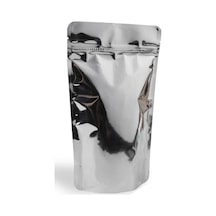 Şeffaf Metalize Doypack Ambalaj Paketi 50 Li Kilitli Stand Up Pouch Gıda Saklama Ve Paketleme Poşeti 11 18,5 Cm