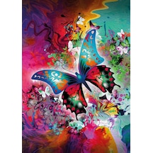 Nova 44001 - 1500 Parça Fantastik Kelebek Mini Puzzle