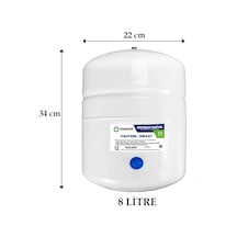 Su Arıtma Cihazı Çelik Su Tankı 2.2 Galon 8lt Tank