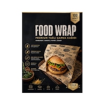 Yağ Geçirmez Şamua Servis Kağıdı 35x50 Cm 40 Gr 100 Adet Hamburger, Sandviç, Peynir Sunum Kağıdı