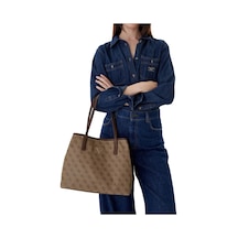 Guess Victtoria Iı Kadın Omuz Çantası Hwesg951428 Kahverengi