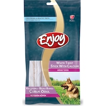 Enjoy Beyaz Burgu Stick Köpek Ödül Maması 14 Cm 5-7 Gr 100 Lü