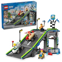 LEGO® City Senin Kuralların: Yarış Arabası Rampa Parçası 60460 - 6 Yaş ve Üzeri Çocuklar için Yaratıcı Oyuncak Yapım Seti (436P)
