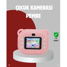 Anında Baskı Özellikli Çocuk Kamerası 24mp Hd Çift Lens 32gb Hafıza Ve Oyun Modu