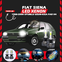Fiat Tipo Uzun - Kısa Faruyumlu Şimşek Etkili Led Xenon Pro Series H4