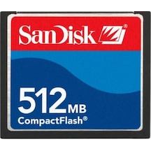 Sandisk 512 Mb Cf Compact Flash Hafıza Kartı