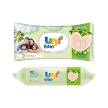 Uni Baby Islak Havlu 90'lı Aile Zeytinyağlı Tekli