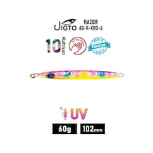 Jig, Zoka, Suni Yem, Glow Uv Metal Jig, 60gr 10cm Razor 60