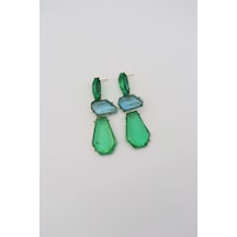 Çelik Küpe 8,5 Cm Çok Renkli