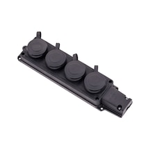 Byes 1x16a 2p+e 250v Dörtlü Kauçuk Grup Priz Ip44