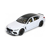 Bmw M8 Street Edition Beyaz 1/24 Araba Diecast Model